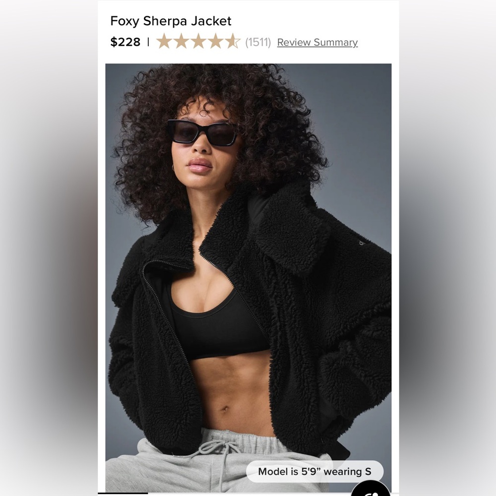 ALO Yoga Foxy Sherpa Jacket